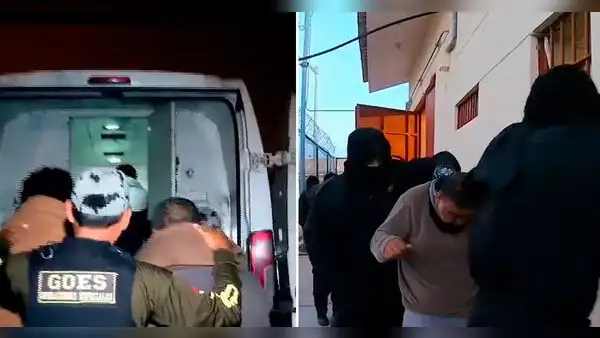 Con polo y en sandalias: así fue el traslado de extorsionadores a Challapalca