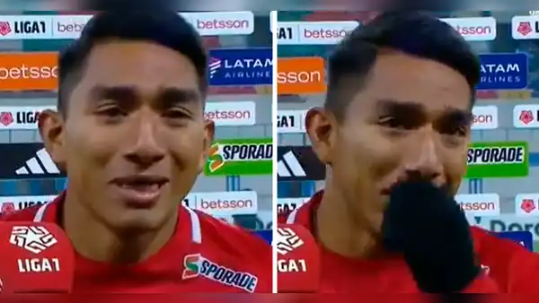 “Quiero sacar adelante a mi familia”: jugador lloró tras debutar con un 5-0 en contra en Liga 1