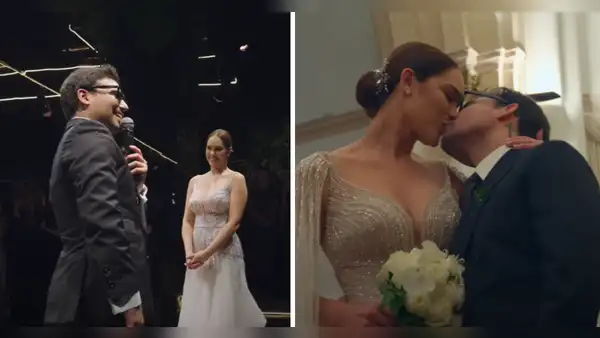 Ezio Oliva dedica romántica canción a Karen Schwarz con imágenes inéditas de su tercera boda