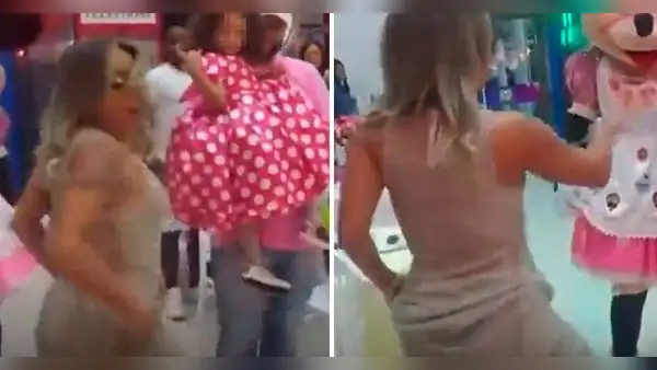 El sensual baile de una mujer que arruinó la fiesta de cumpleaños de su hija