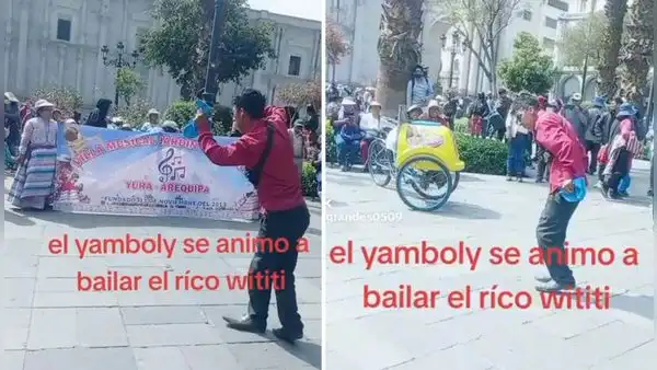 Heladero oye música del wititi y se pone a bailar dejando de lado su carrito en Arequipa: “Qué hermoso”