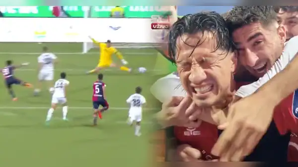 Lapadula imparable: doblete en menos de 5 minutos y clasificación de Cagliari en los playoffs