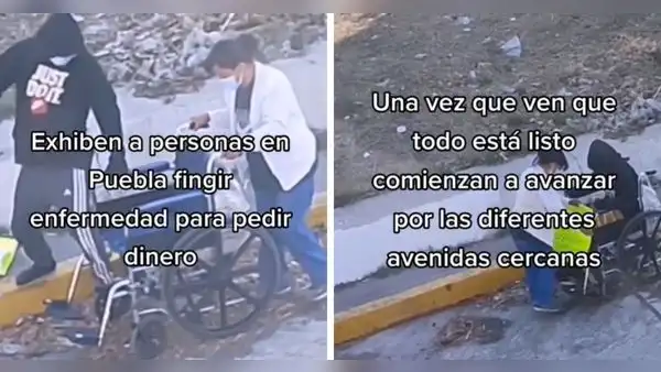 "Por unos pierden todos": pareja finge discapacidad para que le regalen monedas y se hace viral