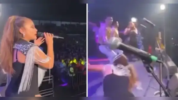 Marisol sufre fuerte caída en pleno concierto en vivo: "Del suelo no paso”