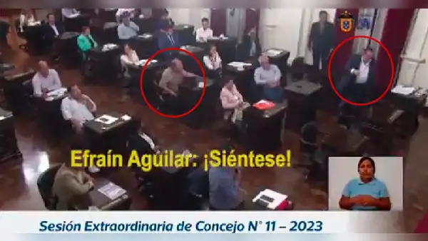 "Ándate a la m*****" entonces": regidor Efraín Aguilar insultó a Julio Gagó en sesión del Concejo de la MML