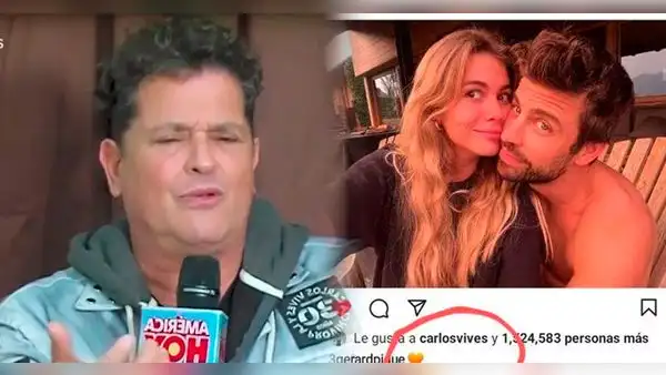 Carlos Vives niega 'traición' a Shakira y no apoya romance de Piqué y Clara Chía: Es una lástima