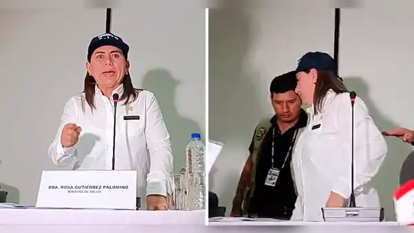 Ministra de Salud abandonó conferencia tras cuestionamientos por situación de dengue en Piura