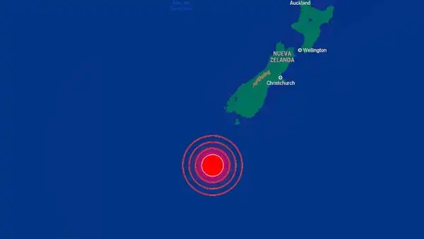Nueva Zelanda: fuerte sismo de magnitud 6,2 remeció la ciudad de Invercargill