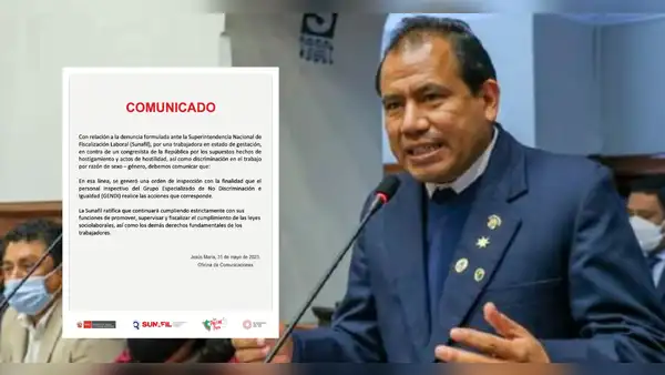 Edgar Tello: Sunafil ordena inspección tras denuncia de hostigamiento a trabajadora gestante