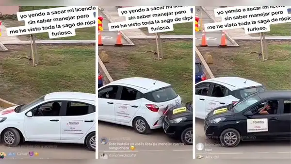 Joven va a sacar su brevete, pero termina chocando: "Aún no tiene licencia y ya se la quitaron"