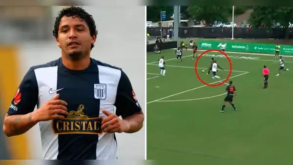 Manco y su curiosa acción en su debut en Estados Unidos: quiso patear, pero le salió un pase gol