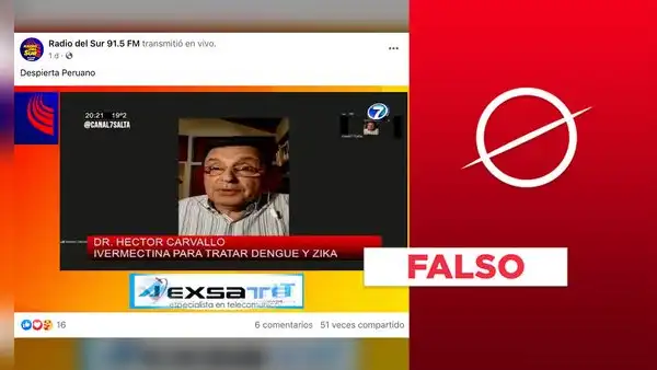 No hay evidencias de que la ivermectina cure el dengue o ayude a prevenir la enfermedad