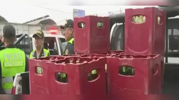 Operativo en SMP: incautan 7 tragamonedas, 160 cajas de cerveza y  2 televisores en inmueble