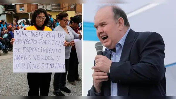 Vecinos rechazan local para ambulantes en jr. Amazonas y abuchean a López Aliaga en inauguración