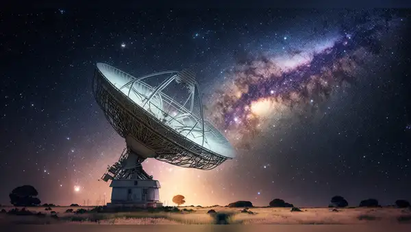 Señales de radio del centro de la galaxia podrían ser saludos de extraterrestres, según estudio