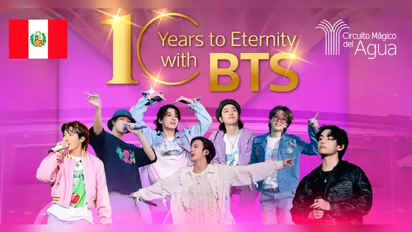 Décimo aniversario de BTS será celebrado en el Parque de las Aguas: ¿cuándo será el evento en Lima?