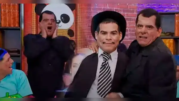 Carlos Álvarez debutó en "Jirón del humor" y revivió uno de sus populares personajes en el set