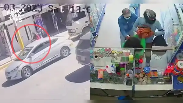 Chofer de camión atropella a 3 ladrones que huían tras asaltar botica en Huancayo