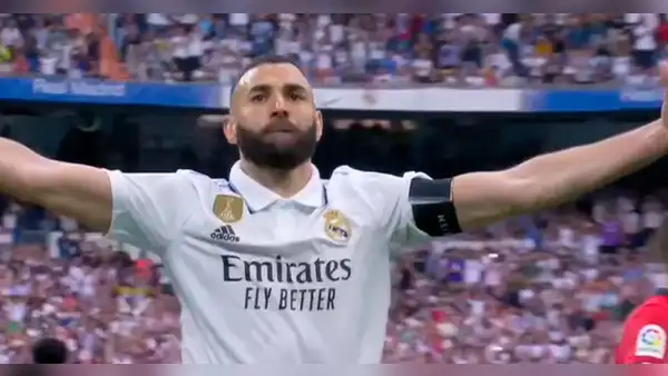 Karim Benzema se despide del Madrid con gol: anotó y se fue siendo ovacionado por el Santiago Bernabéu