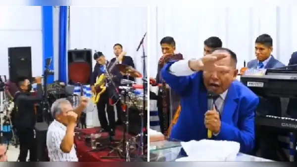 Pastor asombra a fieles al cantar alabanzas con huayno: "No sé si sacar la biblia o chelas"