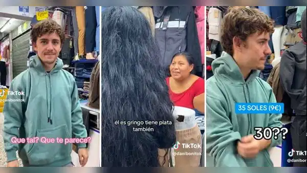 Español compra ropa en Gamarra y pide rebaja, pero vendedora se rehúsa: "Él es gringo, tiene plata"