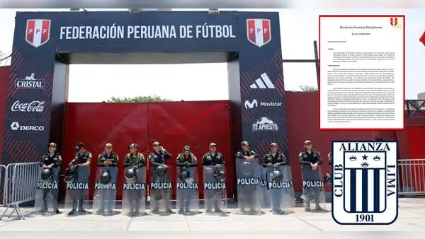 Comisión Disciplinaria de la FPF no autorizó emitir resolución de sanciones contra Alianza y otros clubes