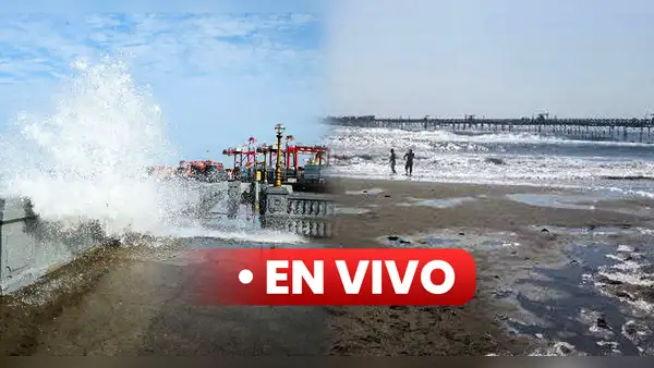 Oleajes anómalos EN VIVO: fenómeno provoca cierre de puertos y carreteras en todo el litoral