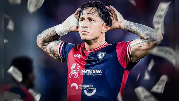 Gianluca Lapadula y el inmenso salario que gana en el Cagliari de la Serie B de Italia