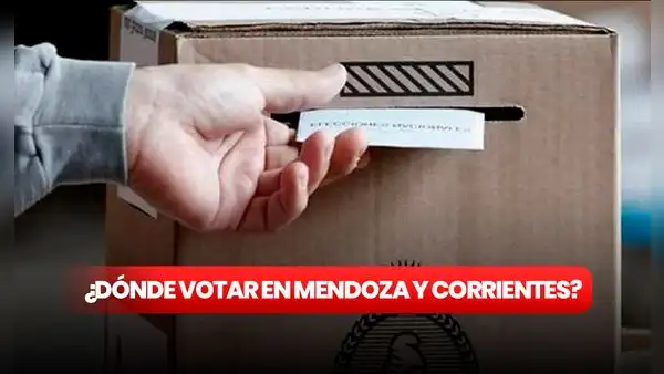 Elecciones Argentina 2023: ¿dónde voto este domingo en Mendoza y Corrientes?
