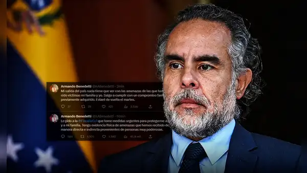 Exembajador Benedetti denuncia amenazas de “personas muy poderosas” y pide protección a Fiscalía
