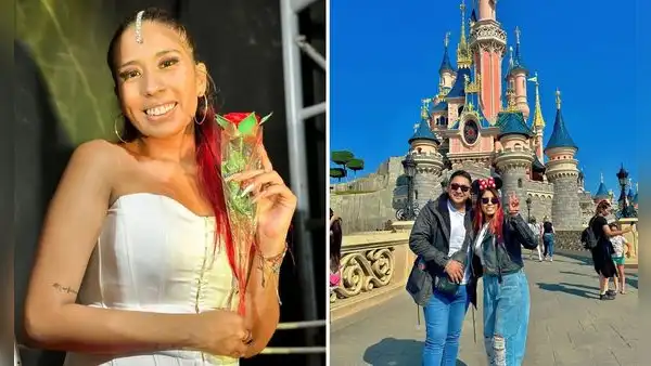 Azucena Calvay hace gira por Europa y presume visita a Disney con su novio: “Lo logramos”