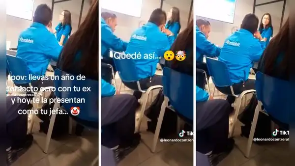 Joven se reencuentra con su ex en el trabajo tras un año de terminar: “Elegido para ser un guerrero”
