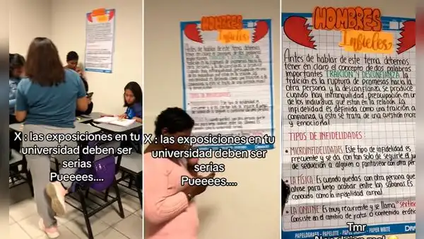 Estudiantes de La Cantuta realizan exposición sobre los tipos de infidelidades y causan furor: “Hay de todo”