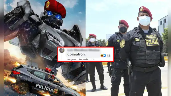PNP se suman a la fiebre de "Transformers", pero usuarios trolean a los agentes: “Coimatrón”