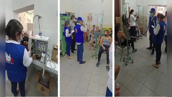 Colapsan hospitales en Piura y pacientes con dengue son atendidos en sillas
