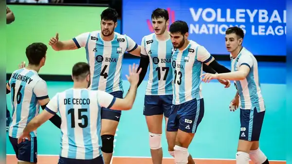 Argentina venció 3-1 a Canadá y consigue su segunda victoria en la Volleyball Nations League