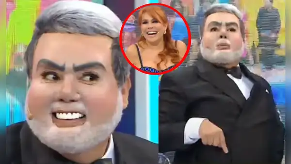 Alfredo Benavides se convierte en Andrés Hurtado y causa furor en el programa de Magaly Medina