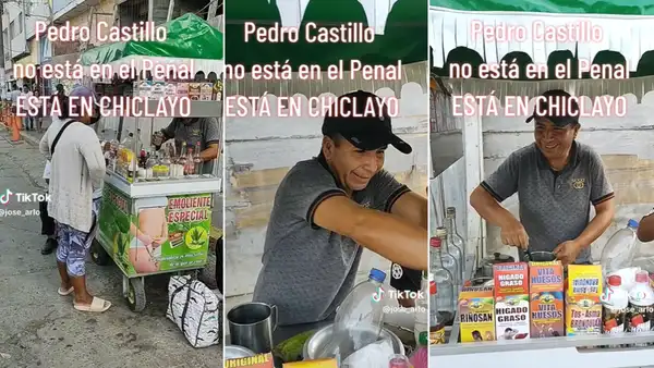 Captan a 'hermano gemelo' de Castillo en Chiclayo y comentan: “Solo faltó el sombrero cajamarquino”