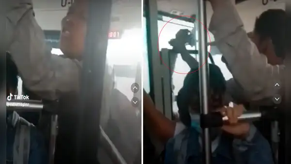 “Te pago, pero no cantes”: chofer da dinero a rapero que subió a bus para presentar su show