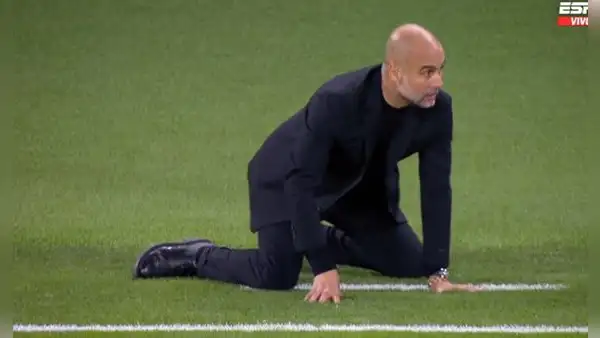 A Guardiola se le salió el alma: la reacción del DT al blooper de Akanji que casi es gol del Inter