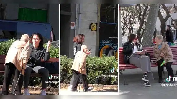 Anciana pide ayuda para robar un banco y se vuelve viral en redes: "Es tan linda"