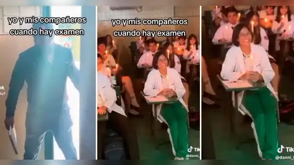 ¡Qué gran ingenio! Jóvenes suplican a profesor que anule el examen con alabanza: "Protégeme, señor"
