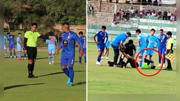 Árbitro sufrió un calambre y pidió su ‘cambio’ en partido de Copa Perú en Ayacucho