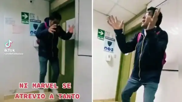Profesor explica el Tahuantinsuyo con magnífica actuación: “Ni Marvel se atrevió a tanto”