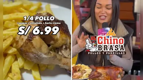 ¡Nueva oferta de infarto! 1/4 de pollo a la brasa + papas + ensalada a solo S/7