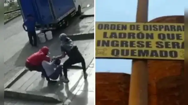Vecinos de SMP advierten a delincuentes: "Ratero que caiga aquí será quemado"