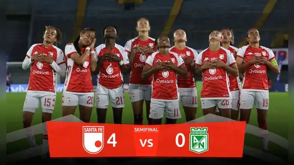 Liga Femenina Betplay: Santa Fe goleó a Atlético Nacional y clasifica a la final