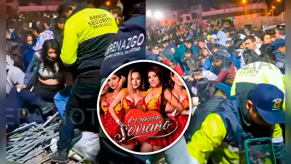 Concierto de Corazón Serrano y Maroyu casi termina en tragedia en Moquegua