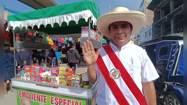 Percy Goicochea, el 'doble' de Castillo que se hizo viral en TikTok : “Palabra de emolientero”