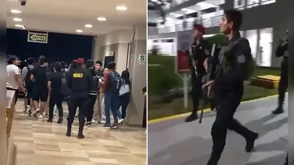 ¿Qué paso en la USAT? Policías cercaron universidad de Chiclayo y hubo pánico entre estudiantes